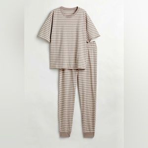 H&M Striped Pajama Set